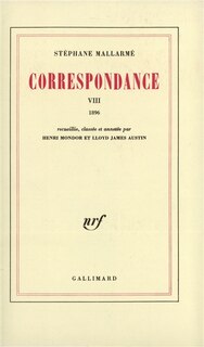 Couverture_Correspondance, Vol. 8. 1896