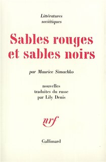 Front cover_Sables rouges et sables noirs