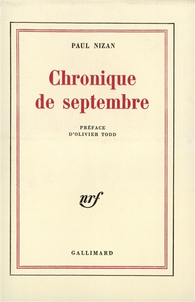 Front cover_Chronique de septembre
