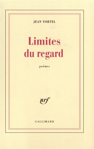 Front cover_Limites du regard