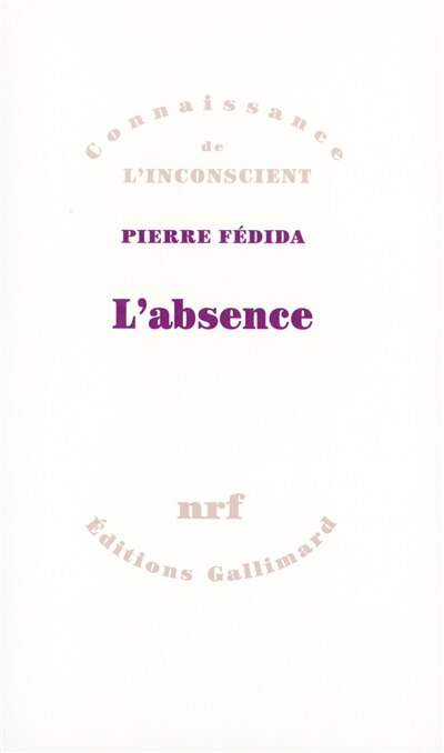 Front cover_L' absence