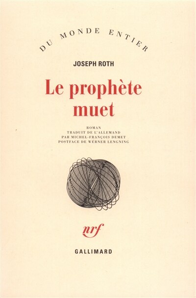 Front cover_Le prophète muet