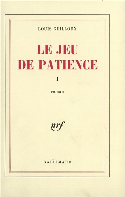 Front cover_Le jeu de patience