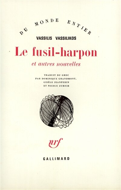 Front cover_Le fusil-harpon : et autres nouvelles