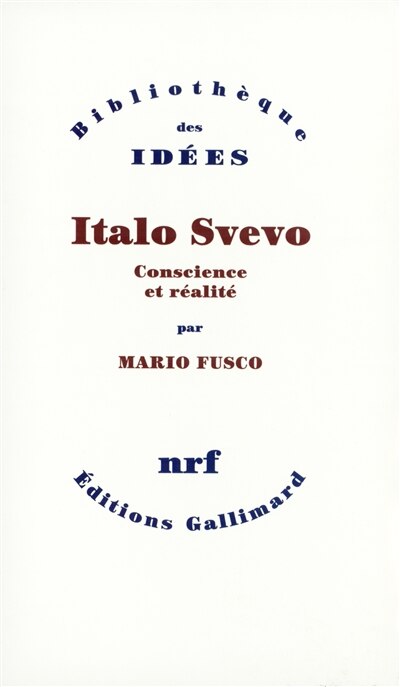 Front cover_Italo Svevo : conscience et réalité
