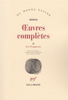 Front cover_Oeuvres complètes, Vol. 2