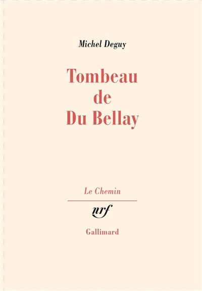 Front cover_Tombeau de Du Bellay