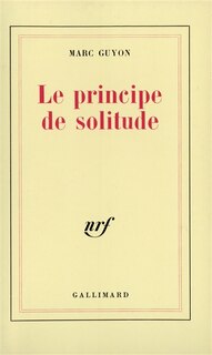 Couverture_Le Principe de solitude