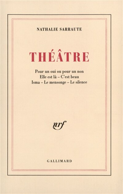 Front cover_Théâtre ; Elle est là ; C'est beau