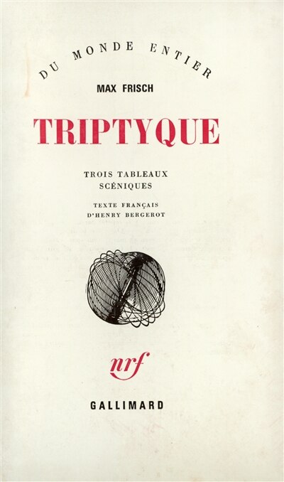 Front cover_Triptyque : trois tableaux scéniques