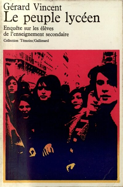 Front cover_Le peuple lycéen : enquête sur les élèves de l'enseignement secondaire