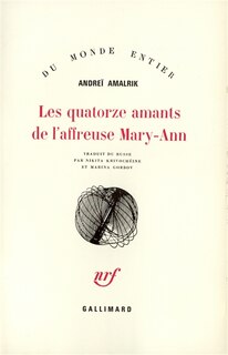 Front cover_Les quatorze amants de l'affreuse Mary-Ann