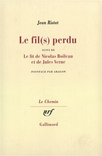 Front cover_Le Fil(s) perdu ; Le Lit de Nicolas Boileau et de Jules Verne