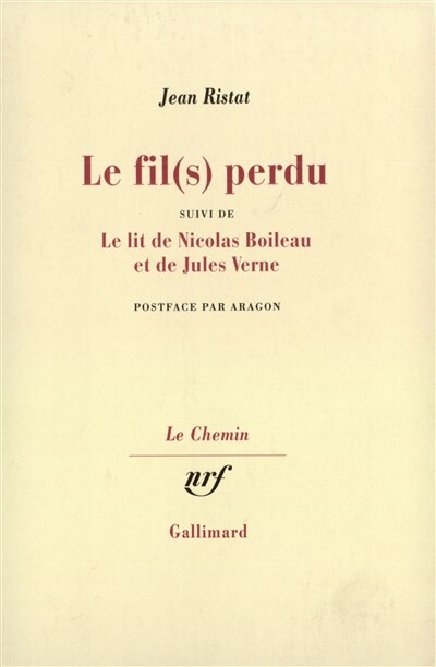 Front cover_Le Fil(s) perdu ; Le Lit de Nicolas Boileau et de Jules Verne