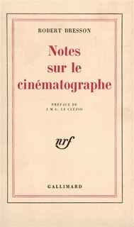 Front cover_Notes sur le cinématographe