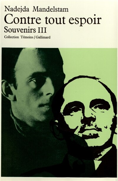 Front cover_Contre tout espoir : souvenirs, Vol. 3