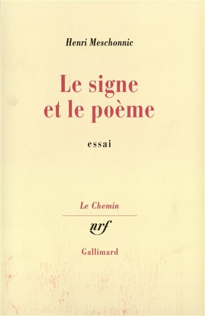 Front cover_Le Signe et le poème