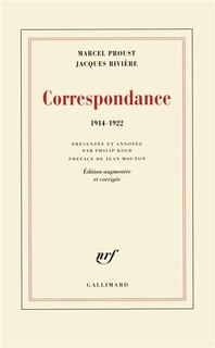 Couverture_Correspondance : 1914-1922