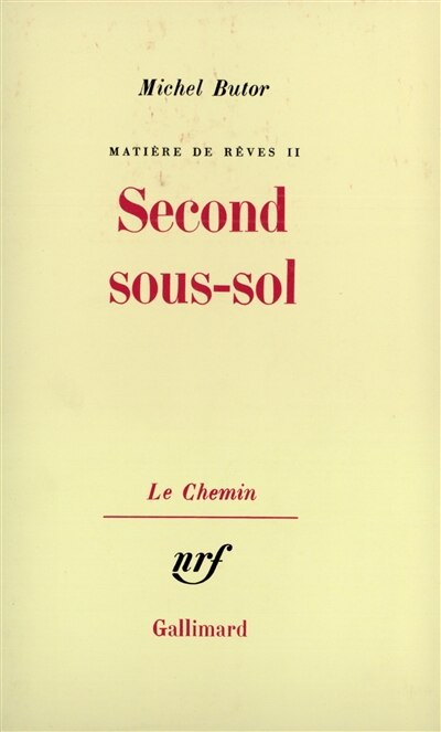 Front cover_Second sous-sol