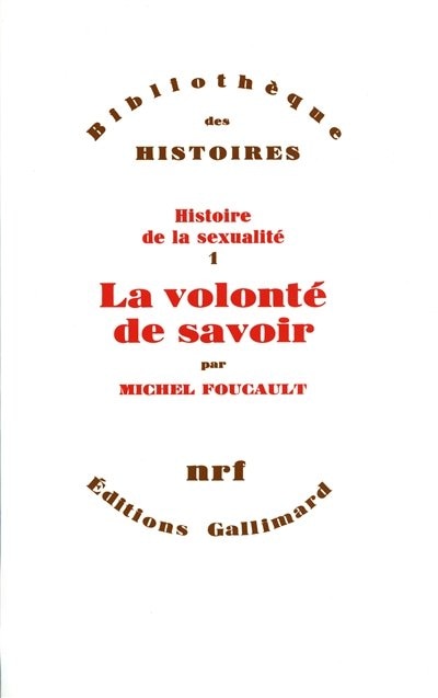 Couverture_Histoire de la sexualité, Vol. 1. La Volonté de savoir