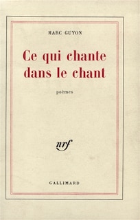 Front cover_Ce qui chante dans le chant