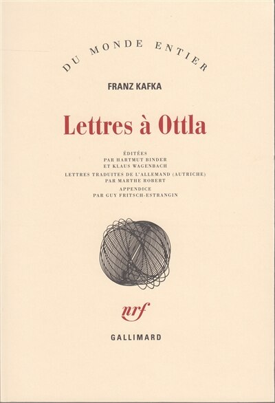 Couverture_Lettres à Ottla et à la famille