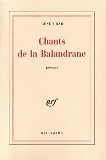 Front cover_Chants de la Balandrane