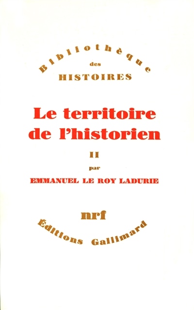 Couverture_Le territoire de l'historien, Vol. 2
