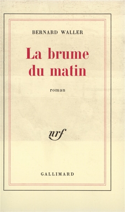 Front cover_La Brume du matin