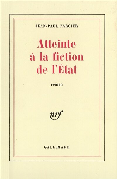 Couverture_Atteinte &agrave; la fiction de l'&eacute;tat