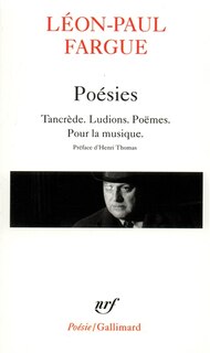 Front cover_Poésies