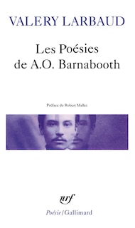 Front cover_Les Poésies de A.O. Barnabooth ; Poésies diverses