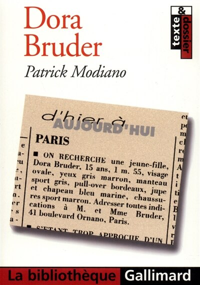 Front cover_Dora Bruder
