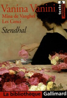Couverture_Vanina Vanini ; Mina de Vanghel ; Les Cenci