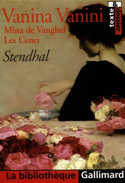 Couverture_Vanina Vanini ; Mina de Vanghel ; Les Cenci