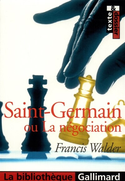 Front cover_Saint-Germain ou La négociation