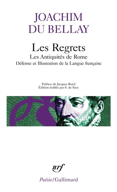 Couverture_Les regrets ; Les Antiquités de Rome ; Défense et illustration de la langue française