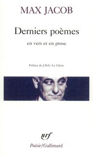 Couverture_Derniers poèmes en vers et en prose