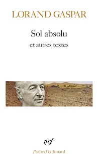 Front cover_Sol absolu ; Le Quatrième état de la matière ; Corps corrosifs