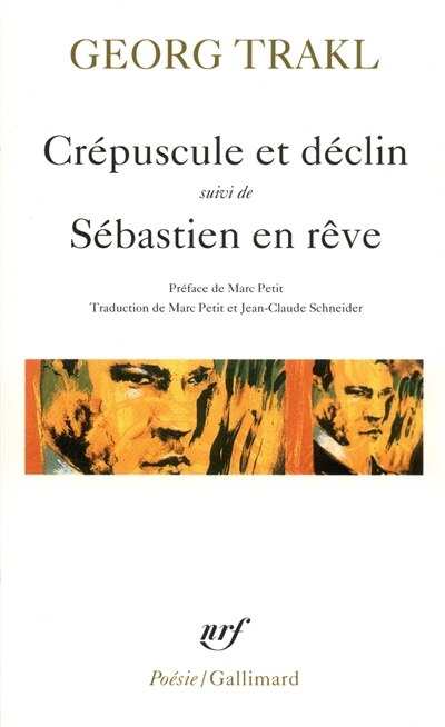 Front cover_Crépuscule et déclin ; Sébastien en rêve : et autres poèmes