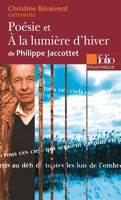 Couverture_Poésie et A la lumière d'hiver de Philippe Jaccottet