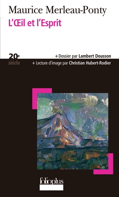 Front cover_L' oeil et l'esprit