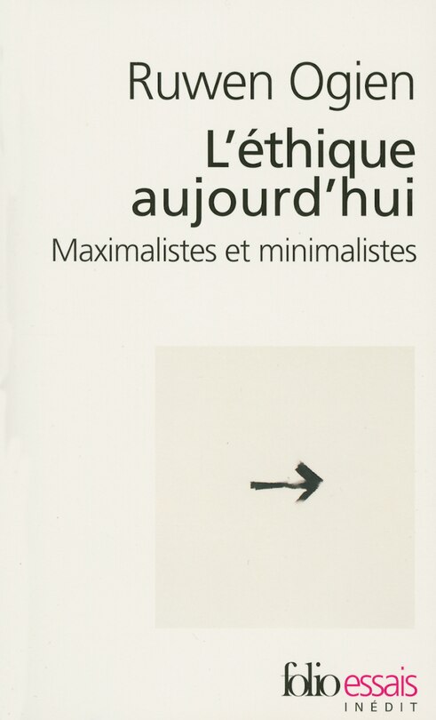 Front cover_L' éthique aujourd'hui