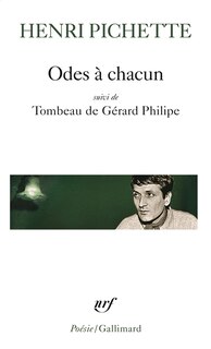 Front cover_Odes à chacun ; Tombeau de Gérard Philipe