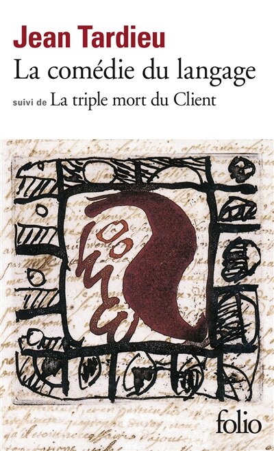 Front cover_La comédie du langage ; La triple mort du client