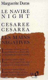 Couverture_Le navire night ; Césarée ; Les mains négatives