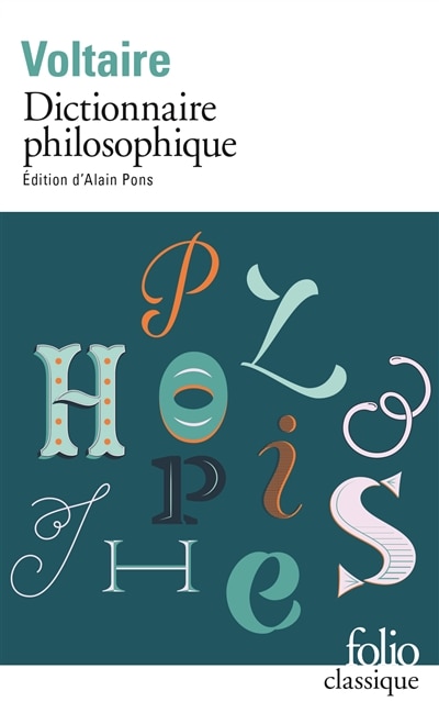 Front cover_DICTIONNAIRE PHILOSOPHIQUE