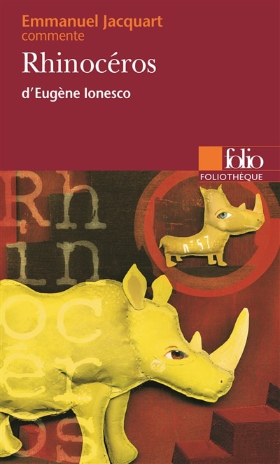 Front cover_Rhinocéros d'Eugène Ionesco