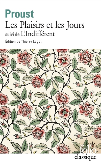Front cover_Les plaisirs et les jours ; L'indifférent : et autres textes