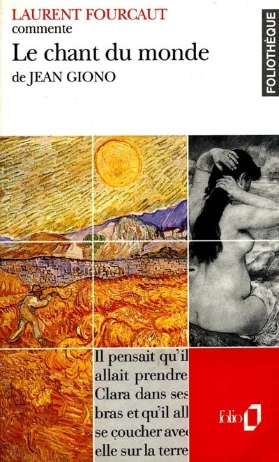 Front cover_Le chant du monde de Jean Giono